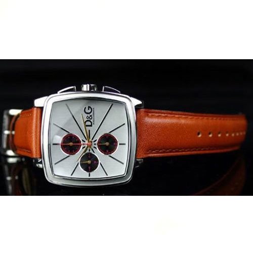 D&g on sale leather watch